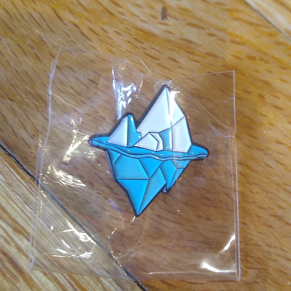 3/$15 sale Melting ice climate change enamel pin
